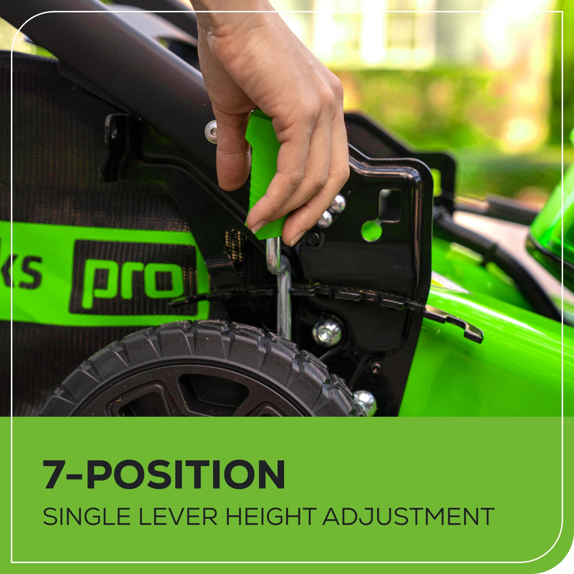 80V 21" Cordless Battery 4-in-1 Push Mower and 730CFM Leaf Blower Combo Kit, (1) 4.0 Ah Battery and (1) Rapid Charger - Image 7