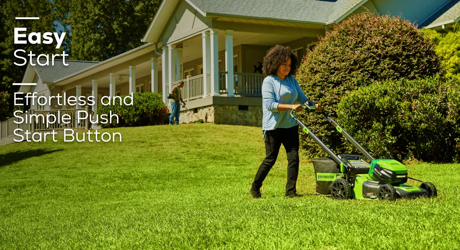 RENEWED 80V 21" Cordless Battery 4-in-1 Self-Propelled Lawn Mower: (1)4.0 Ah, (1)2.0 Ah Battery and Rapid Charger, LM2118S - Image 10