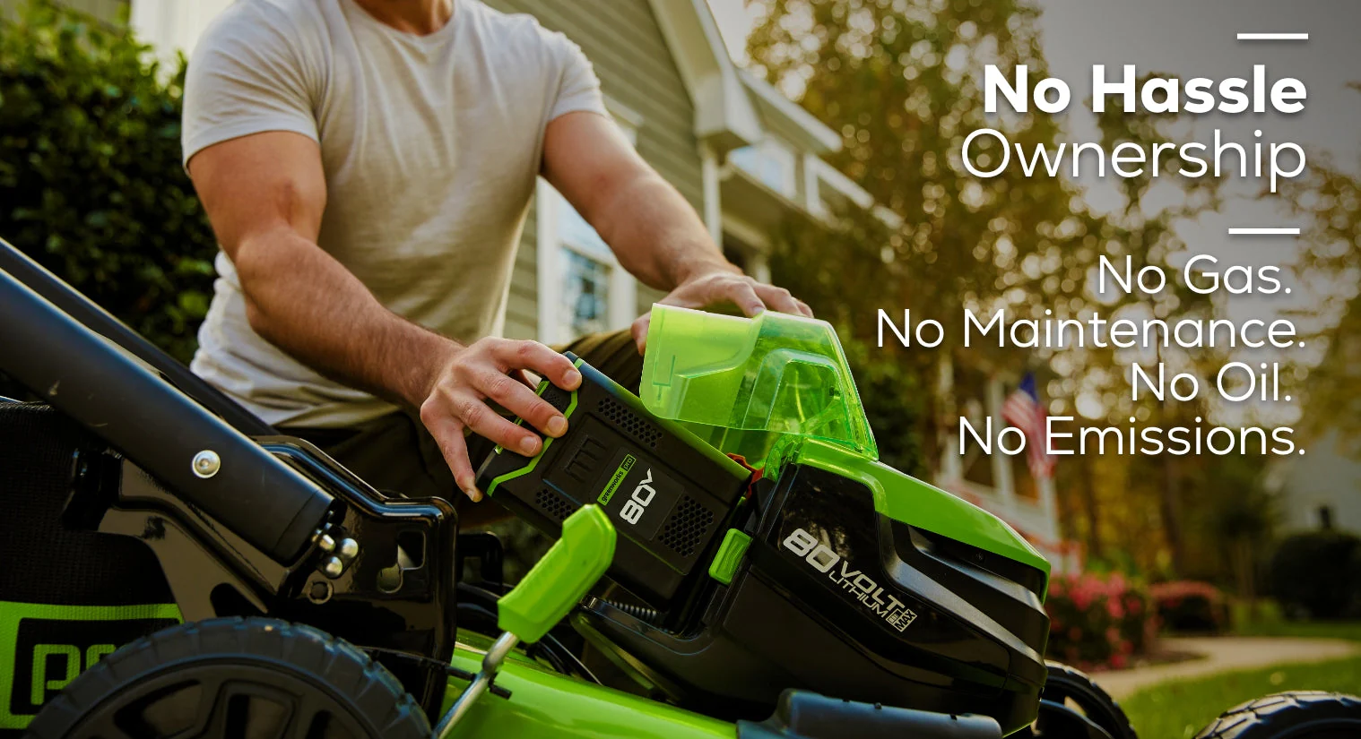 RENEWED 80V 21" Cordless Battery 4-in-1 Self-Propelled Lawn Mower: (1)4.0 Ah, (1)2.0 Ah Battery and Rapid Charger, LM2118S - Image 12