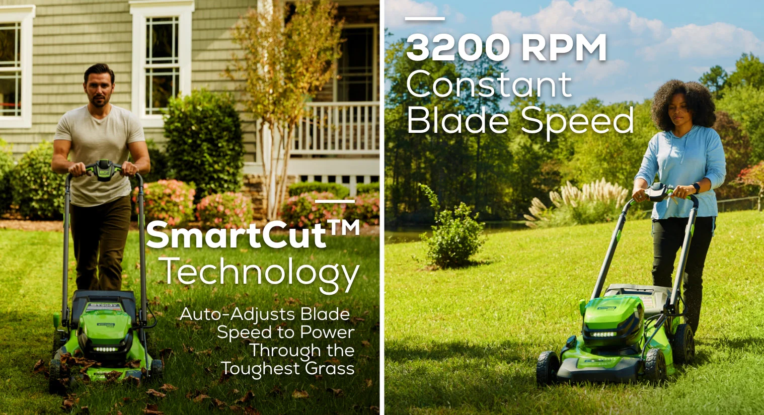 RENEWED 80V 21" Cordless Battery 4-in-1 Self-Propelled Lawn Mower: (1)4.0 Ah, (1)2.0 Ah Battery and Rapid Charger, LM2118S - Image 8