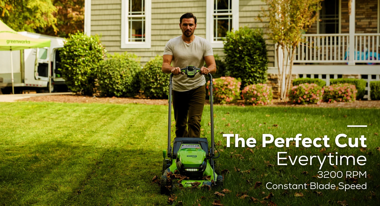 RENEWED 80V 21" Cordless Battery 4-in-1 Self-Propelled Lawn Mower: (1)4.0 Ah, (1)2.0 Ah Battery and Rapid Charger, LM2118S - Image 9