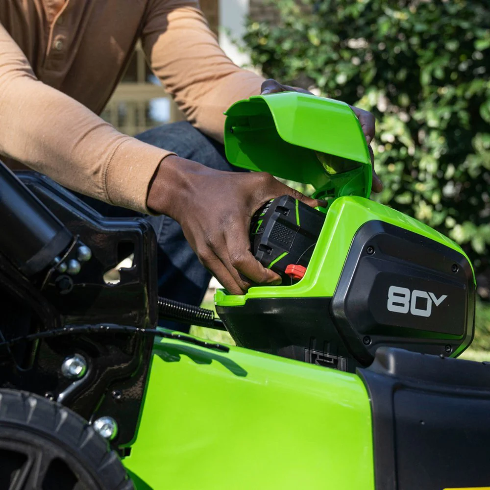 80V 21" Cordless Battery 4-in-1 Self-Propelled Lawn Mower: 4.0 Ah Battery and 4A Charger, LM2128S - Image 6