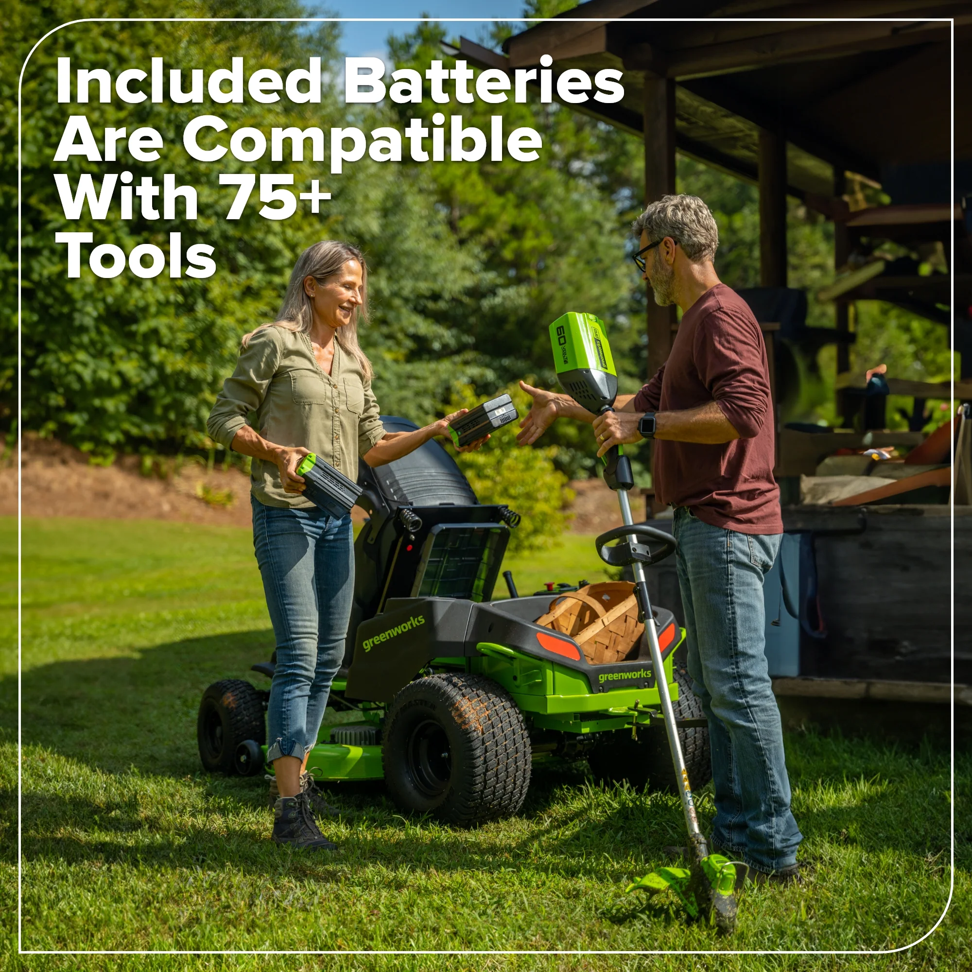 80V 42" Cordless Battery CrossoverZ Zero Turn Lawn Mower, (6) 6Ah Batteries and 600W Wall Charger, CRZ4282 - Image 19