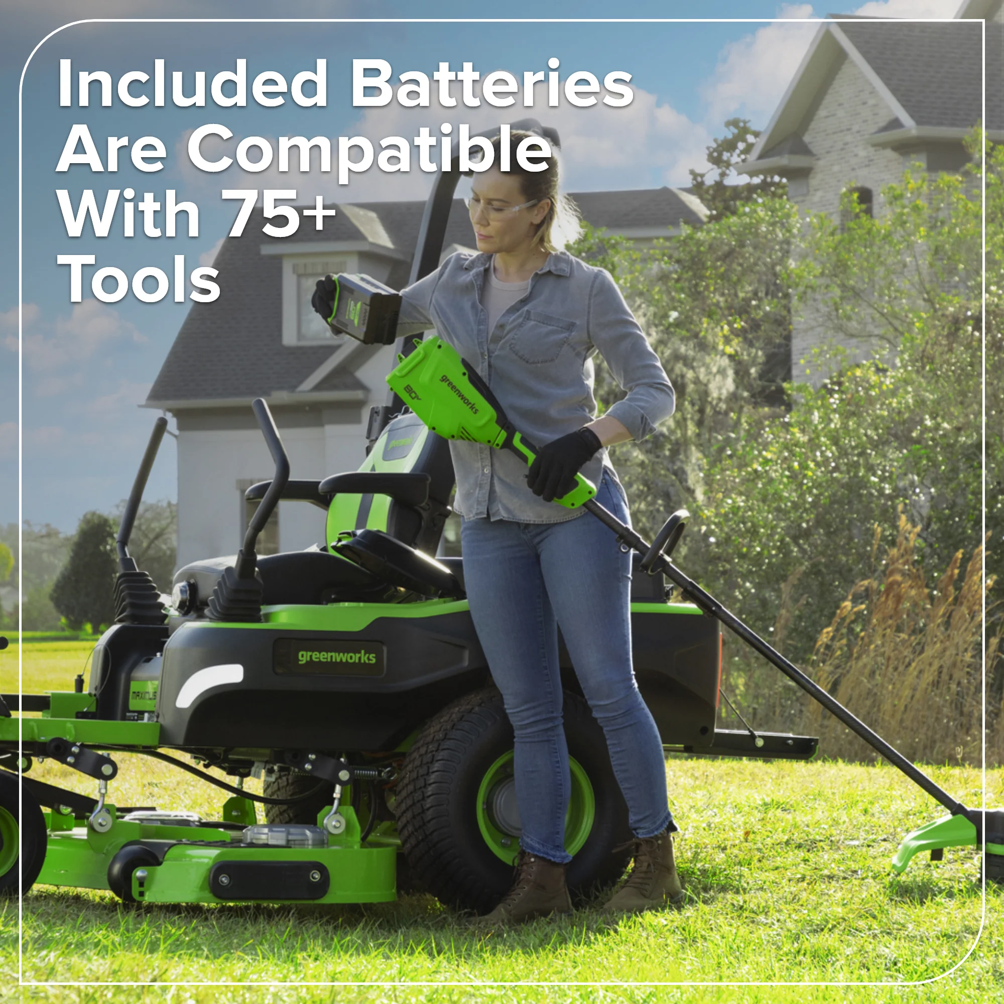 80V 54" MaximusZ Zero Turn Riding Mower: (2) 16.0 Ah and (4) 6.0 Ah Batteries and 1.5kW Charger, MZ5481 - Image 18
