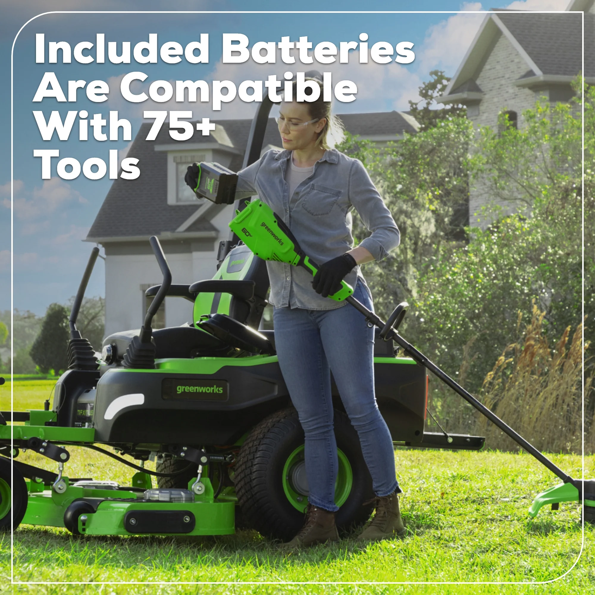 80V 60" MaximusZ Zero Turn Lawn Mower, (4) 8Ah Batteries: (2) 16Ah Batteries and 1.5kW Wall Charger, MZ6081 - Image 17