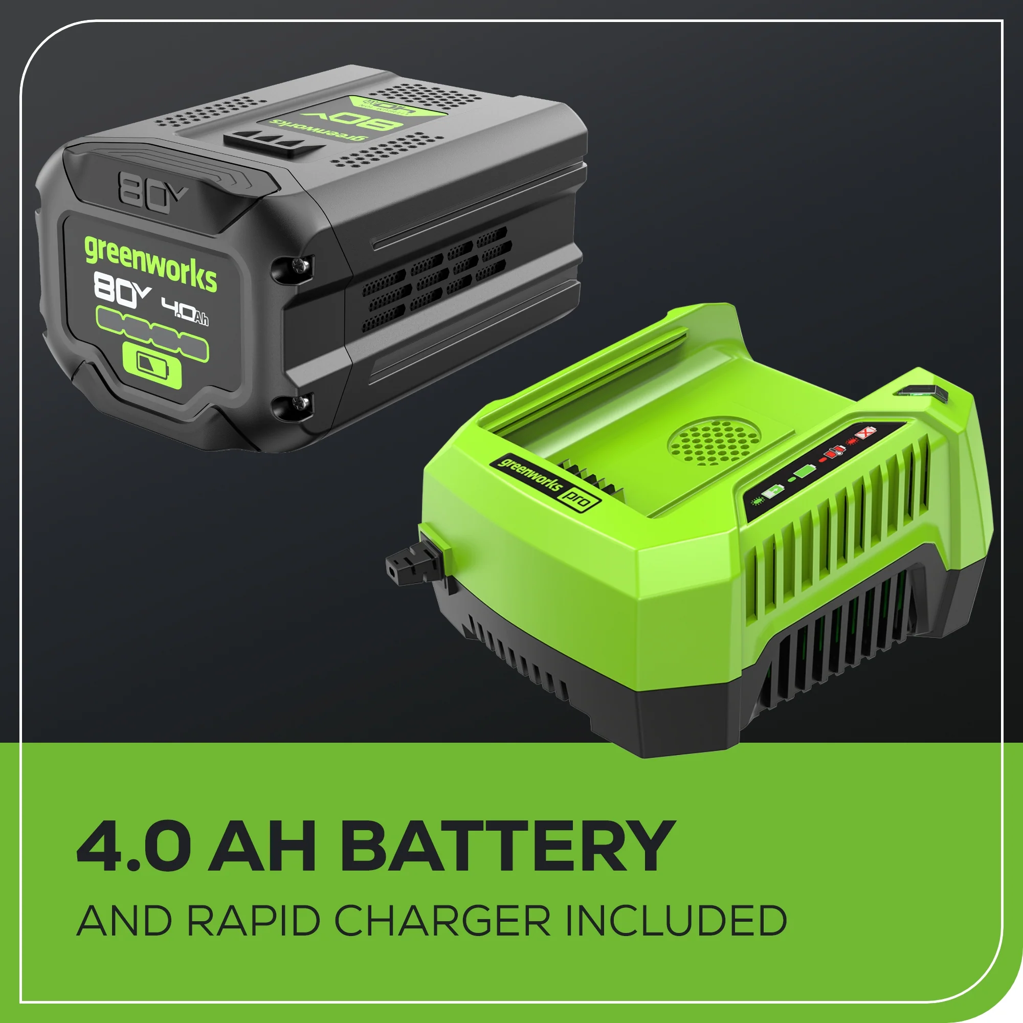 80V 750CFM Cordless Battery Single Port Backpack Blower, 4Ah Battery and Charger - Image 11