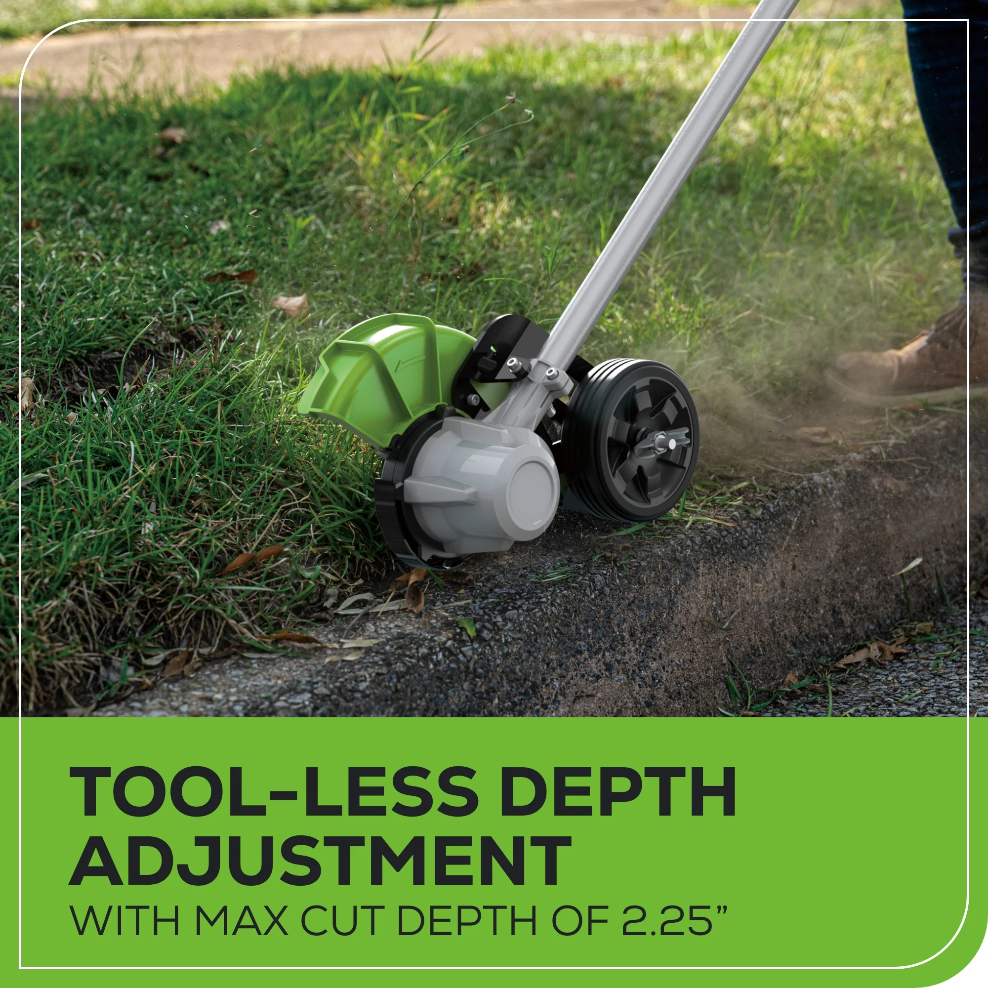 80V 8" Cordless Battery Edger Gen 3 (Tool Only) - Image 7