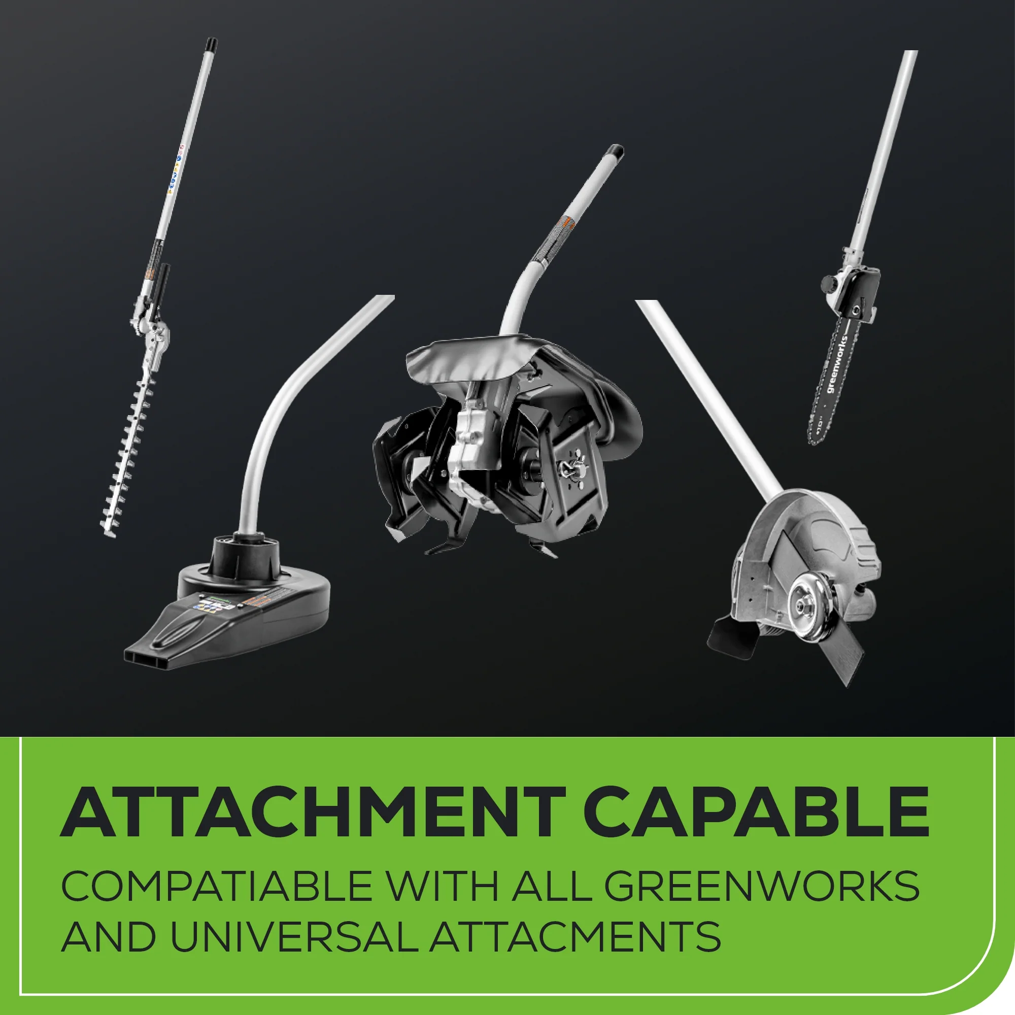 80V 16" Gen3 Cordless Brushless String Trimmer (Attachment Capable): 2.5 Ah Battery and Charger - Image 9
