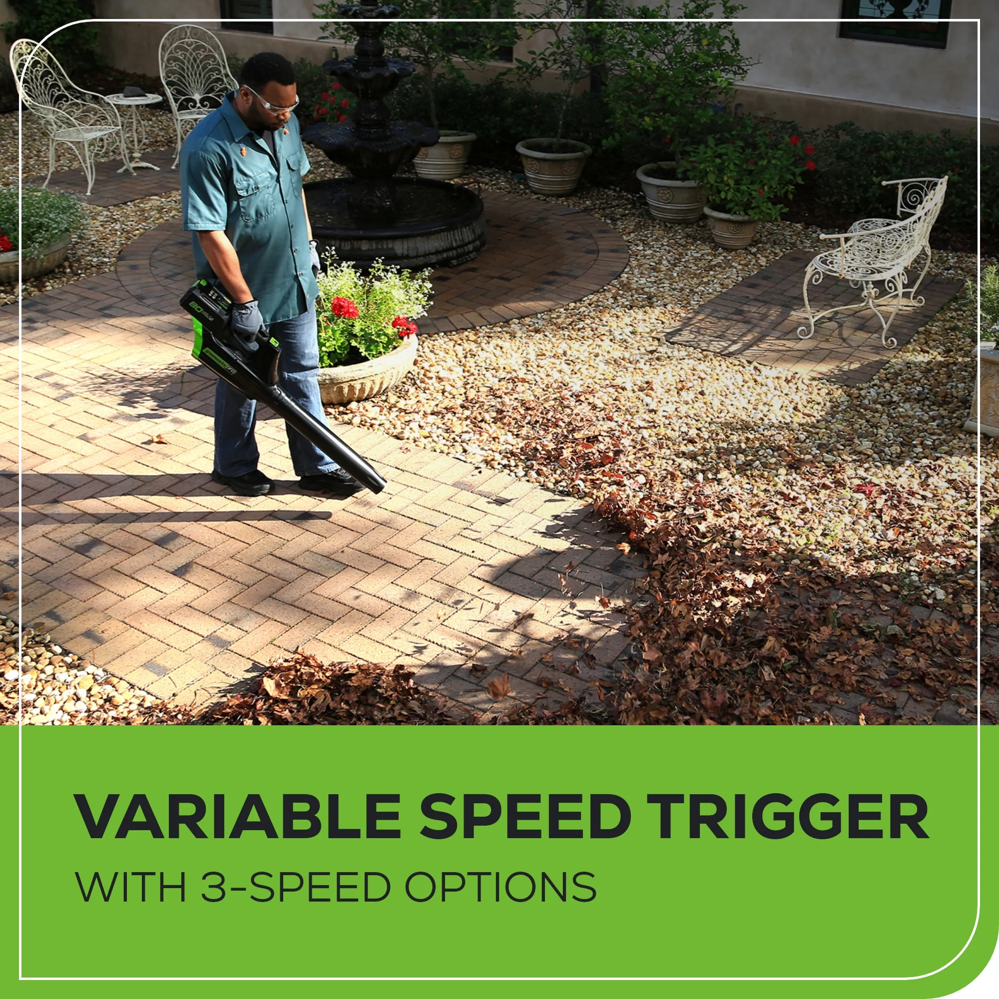 Pro 80V 16" Brushless String Trimmer & 500CFM Leaf Blower Combo w/ 2.0 Ah Battery & Charger - Image 6