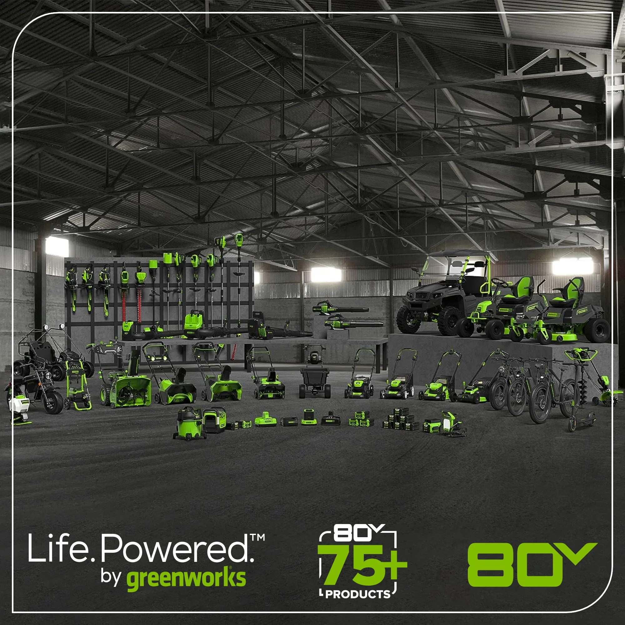 80V All-Terrain 2-Seat Electric Youth Go-Kart: (2) 8Ah Batteries and Dual-Port Charger - Image 9