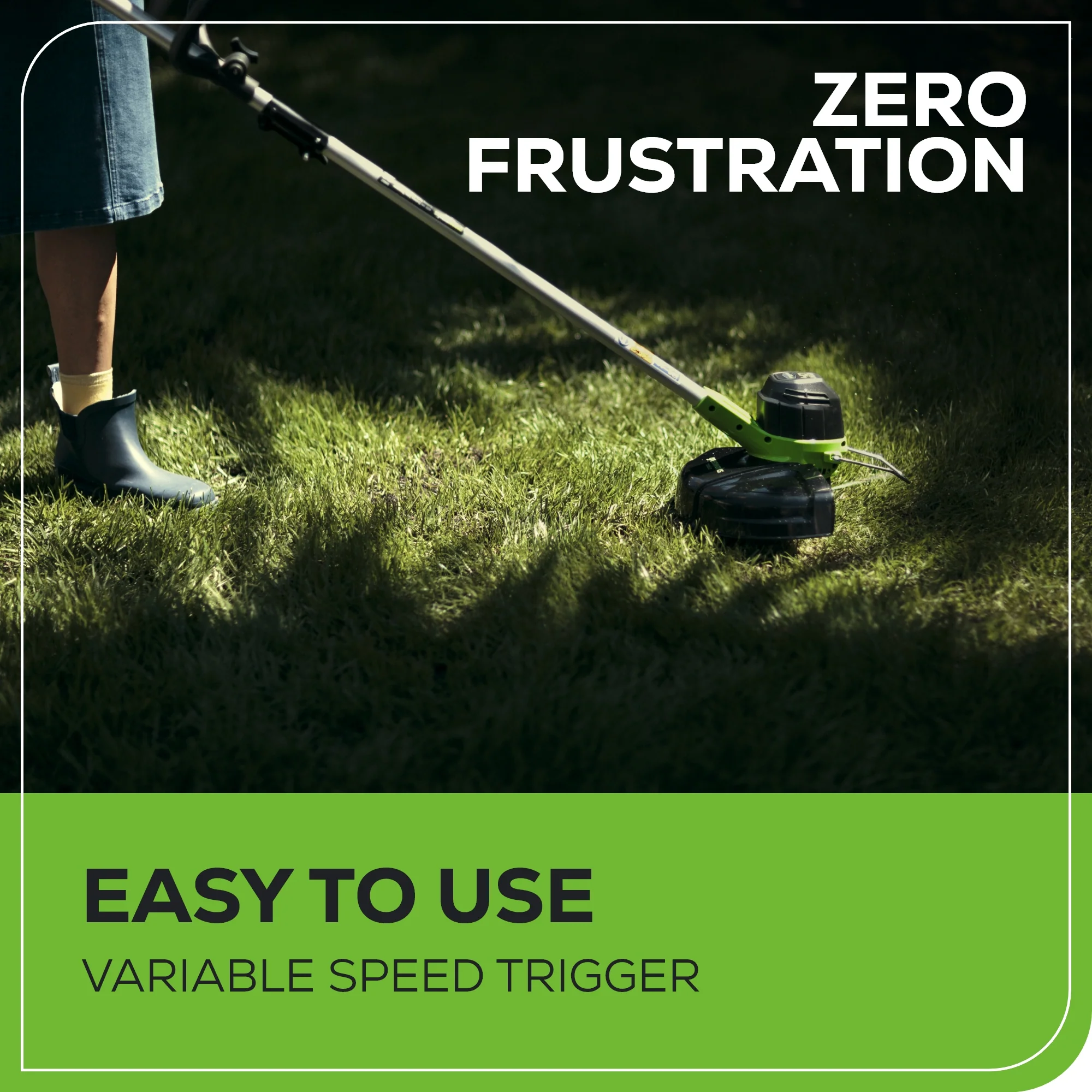 40V 12" Cordless Battery String Trimmer (Tool Only) - Image 8