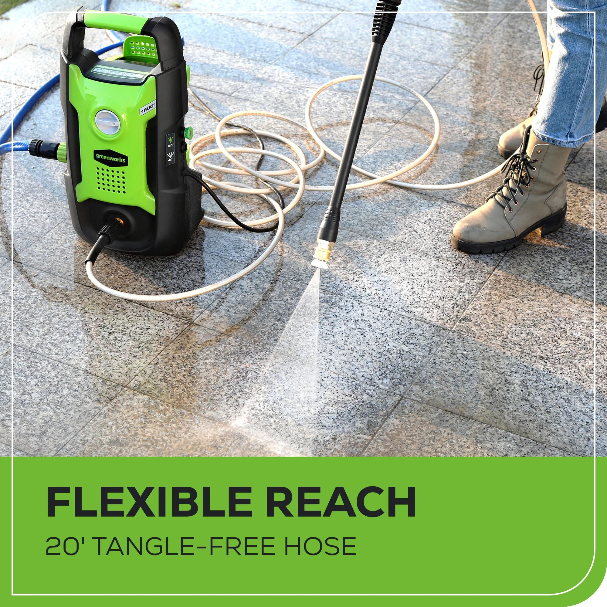 OPEN BOX 1600 PSI 1.2 GPM Electric Pressure Washer - Image 9