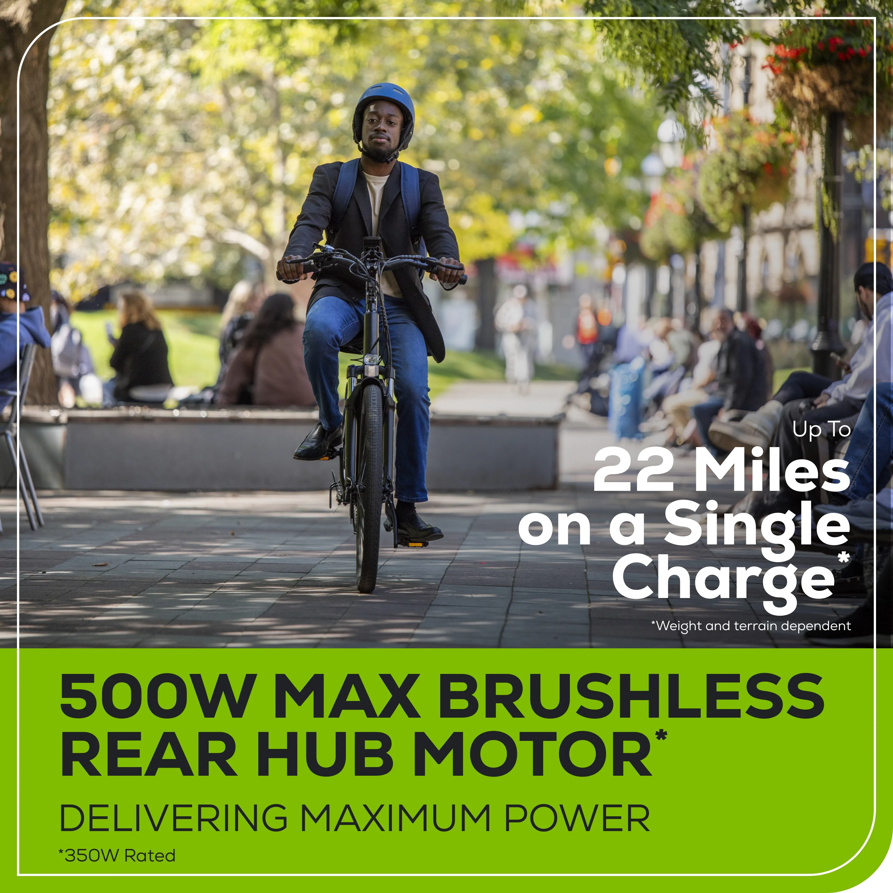 80V VENTURE Series 27.5" Electric Commuter Bike, 4Ah Battery and Charger - Image 4