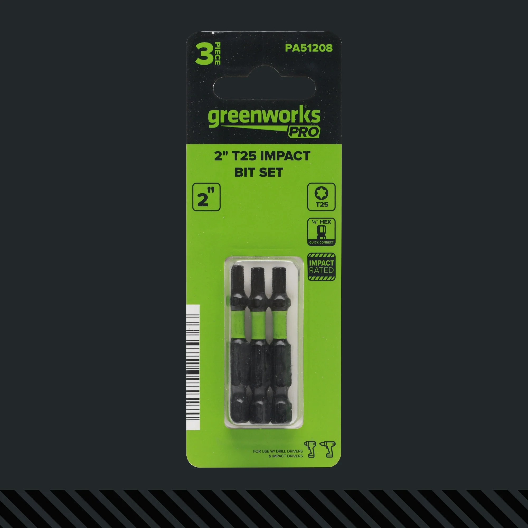 Pro 3-PC S2 2” Impact Rated Bits - Image 7