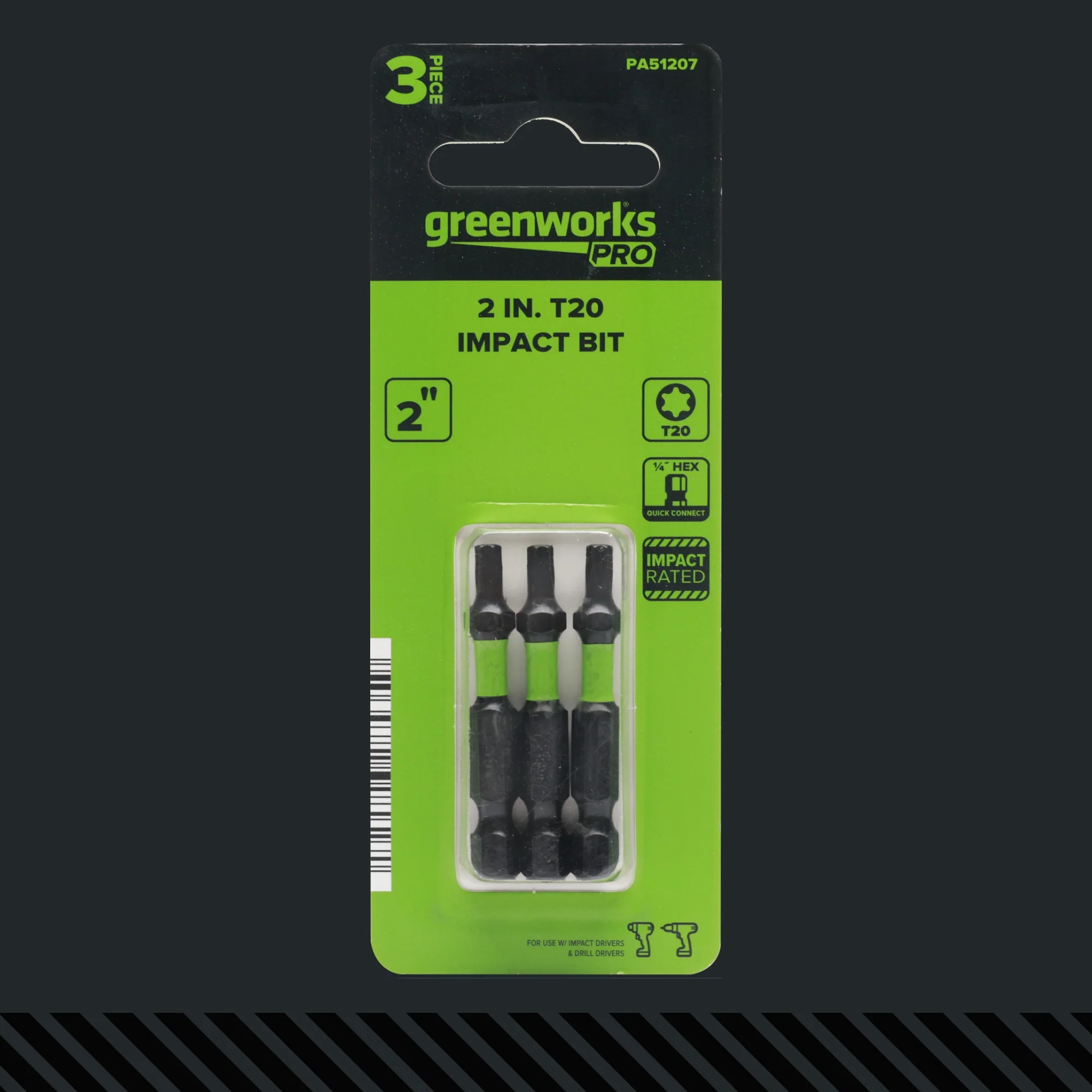 Pro 3-PC S2 2” Impact Rated Bits - Image 7