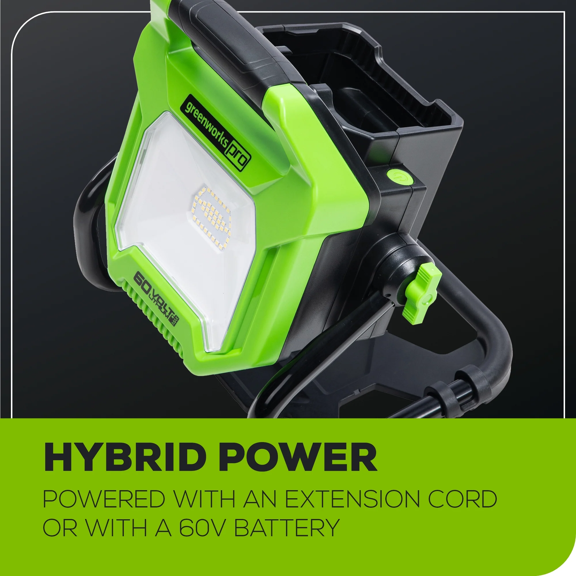 60V AC/DC 2,500 Lumen LED Work Light (Tool Only) - Image 7