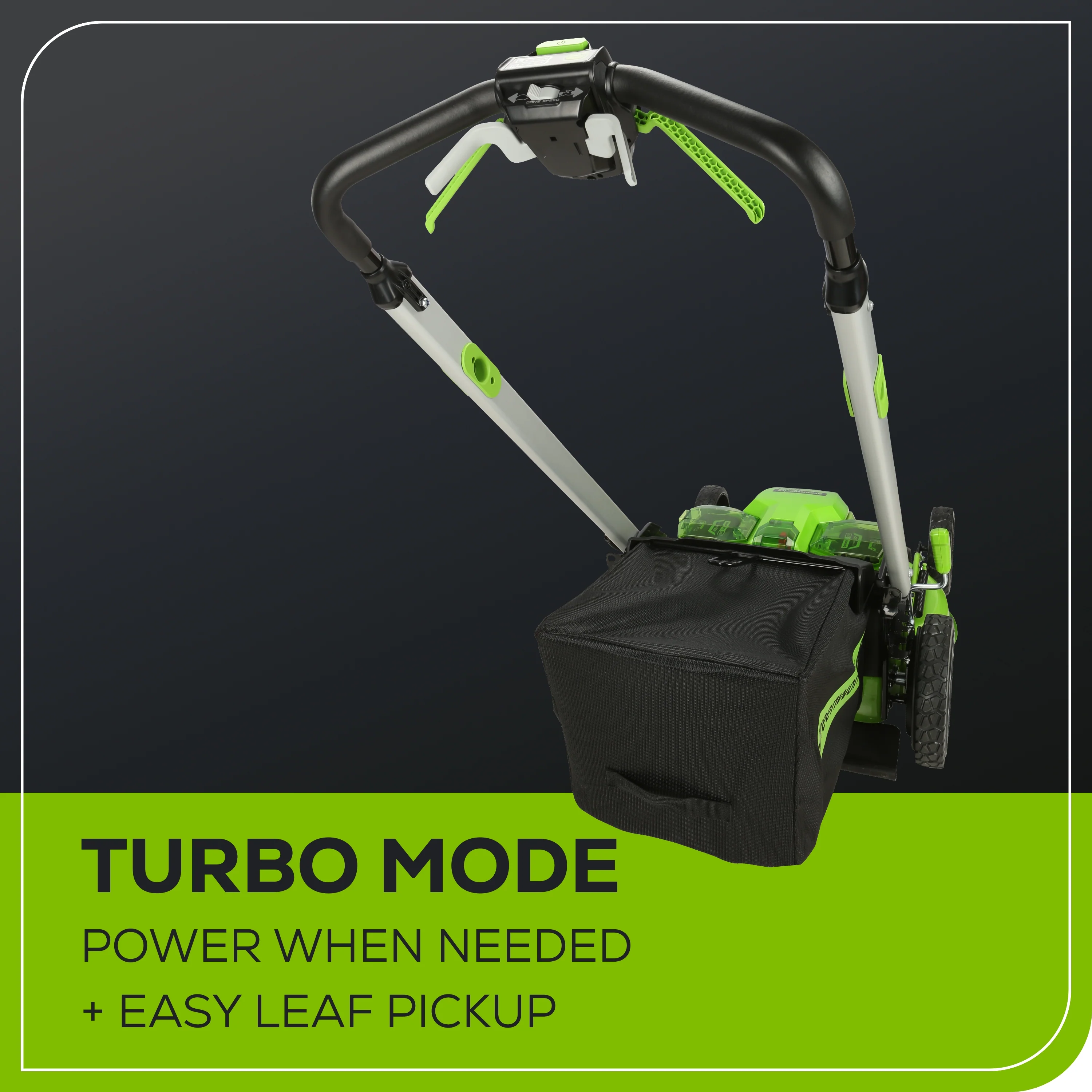 60V 25" Cordless Battery Dual Blade Self-Propelled Lawn Mower w/ Two (2) 4.0Ah Batteries & Dual-Port Charger, LM2516S - Image 9