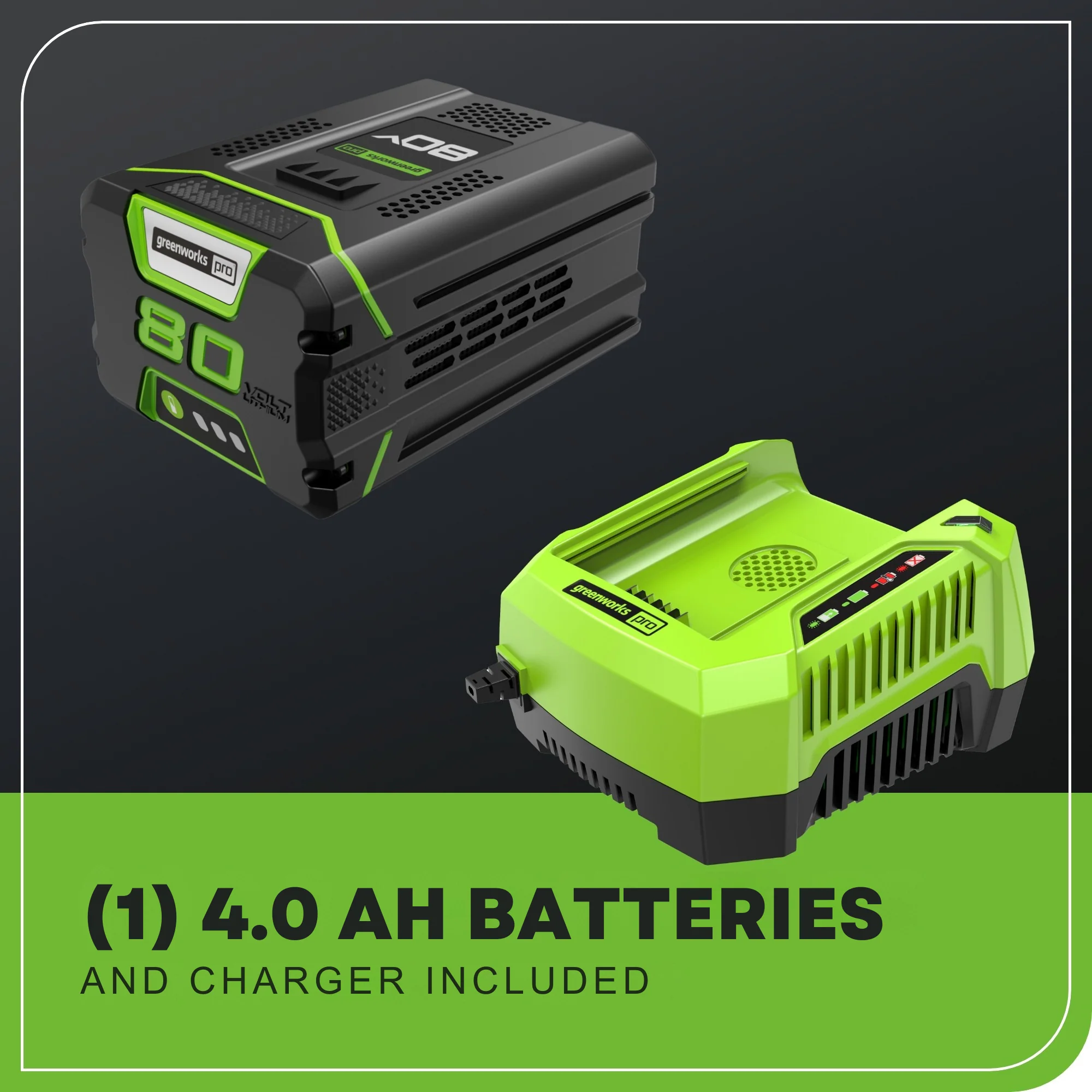 80V 21" Cordless Battery 3-in-1 Self-Propelled Lawn Mower w/ 4.0Ah Battery & Charger, LM2138S - Image 8