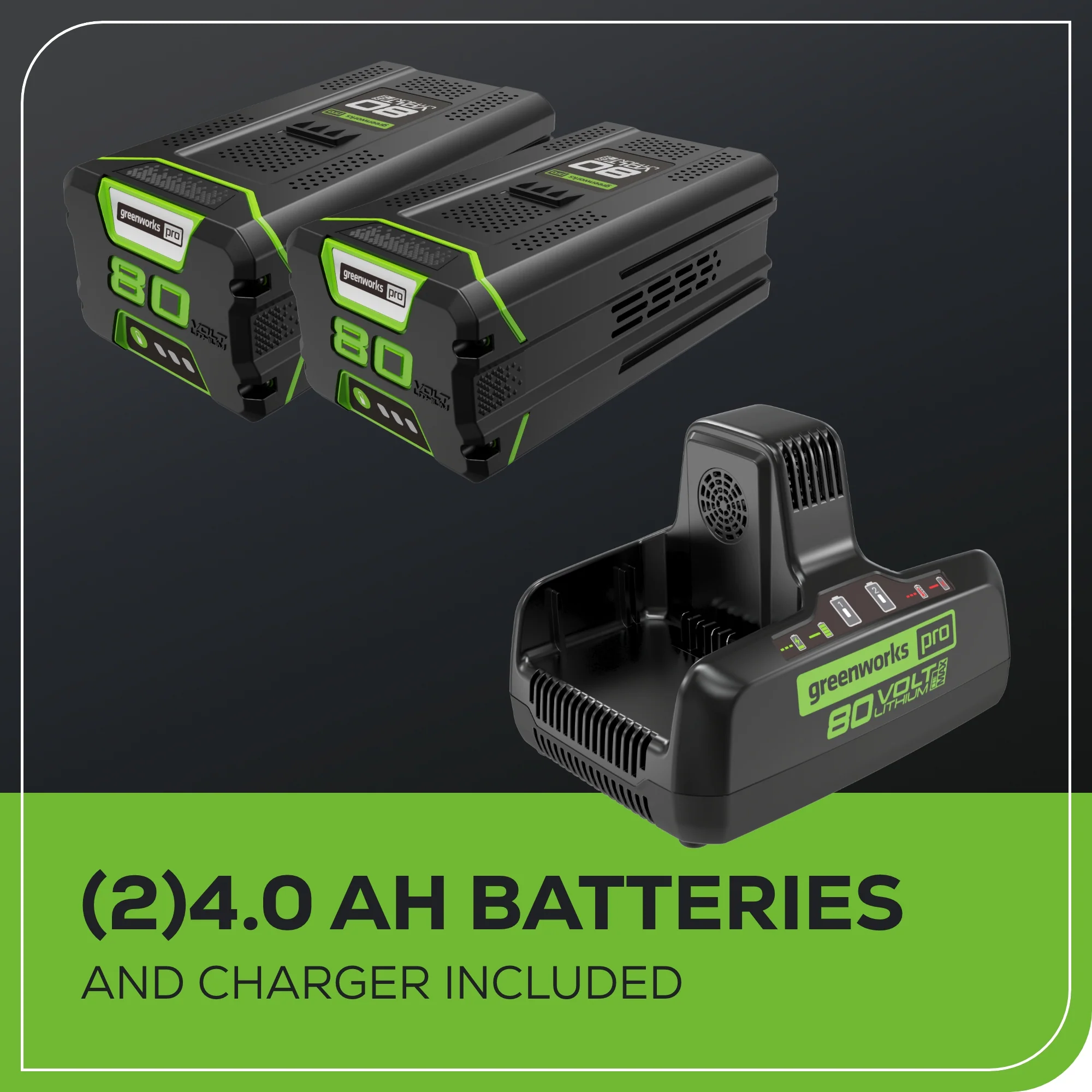 80V 21" Cordless Battery 4-in-1 Self-Propelled Mower w/ (2) 4.0Ah Batteries & Charger, LM2118S - Image 10