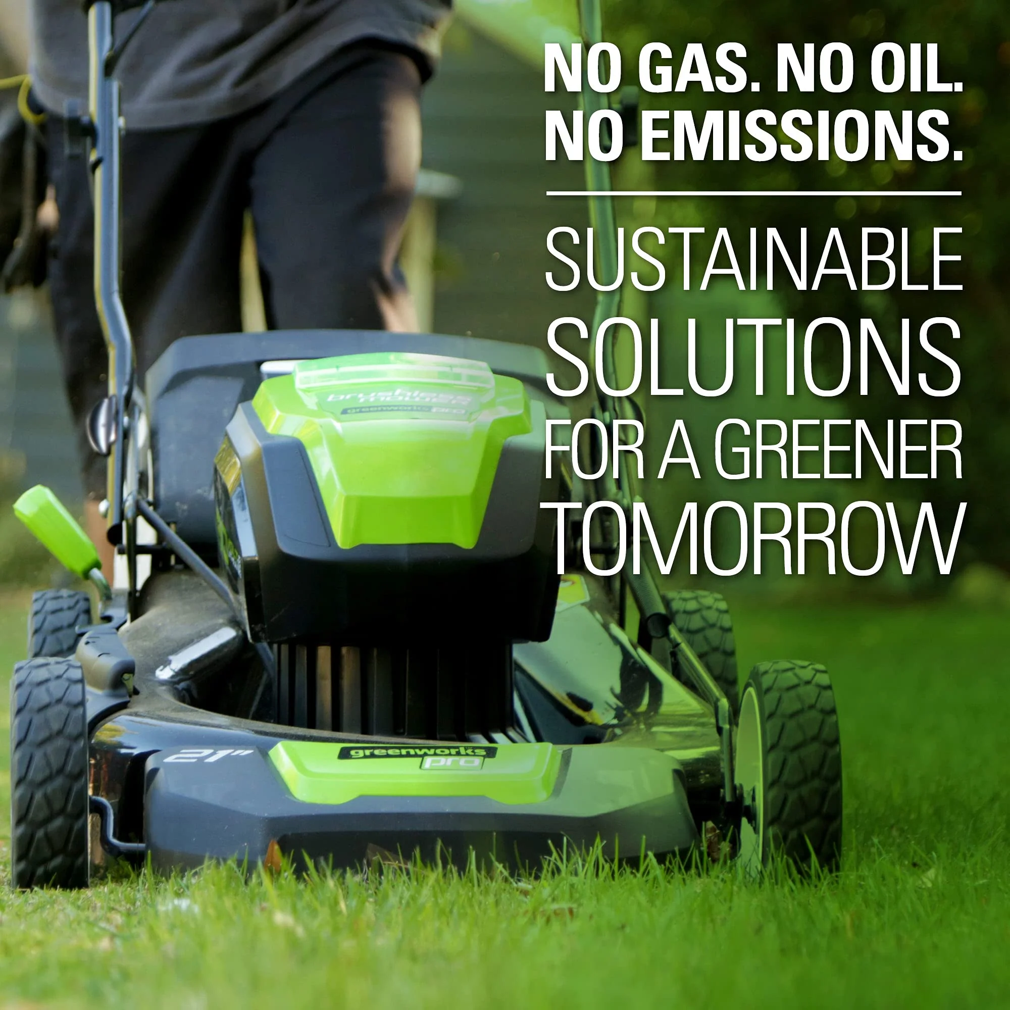 Pro 80V 21" Brushless Push Lawn Mower w/ (2) 2.0Ah Batteries & Rapid Charger - Image 8