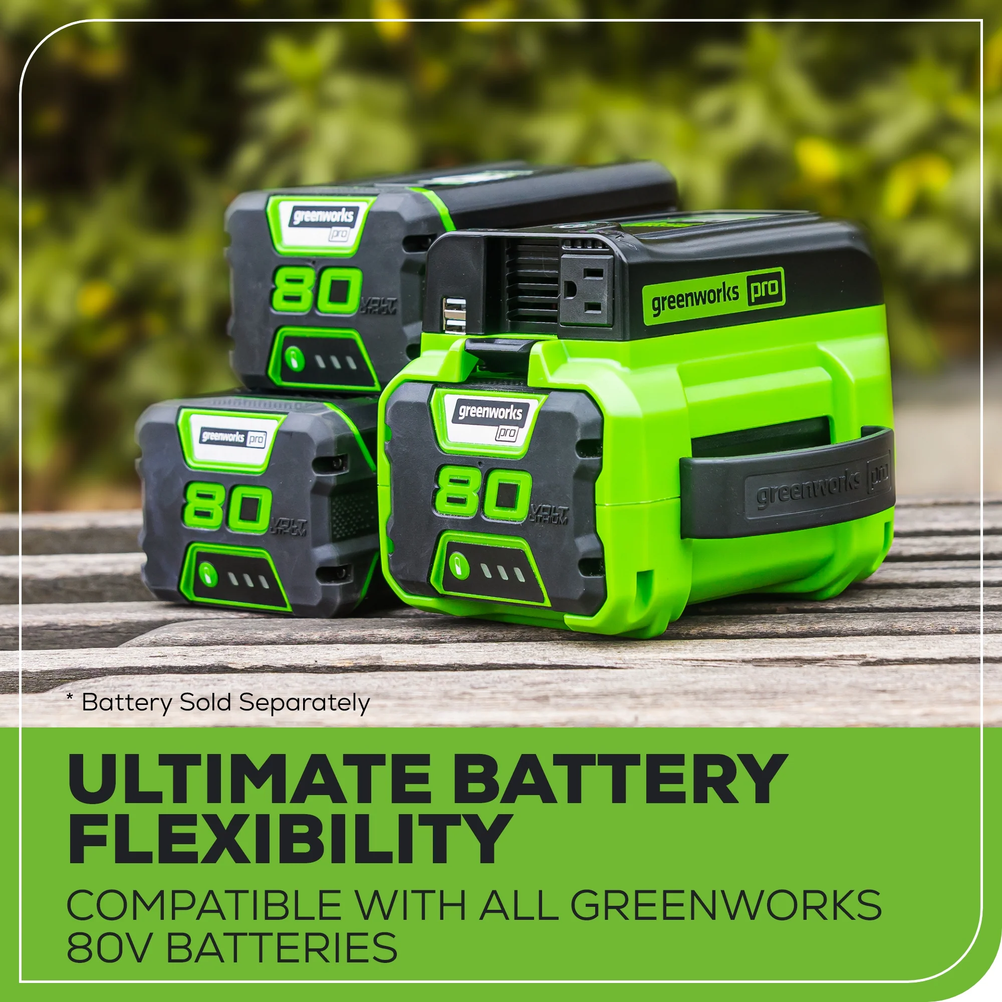 80V Cordless Battery 300 Watt Power Inverter (Tool Only) - Image 5