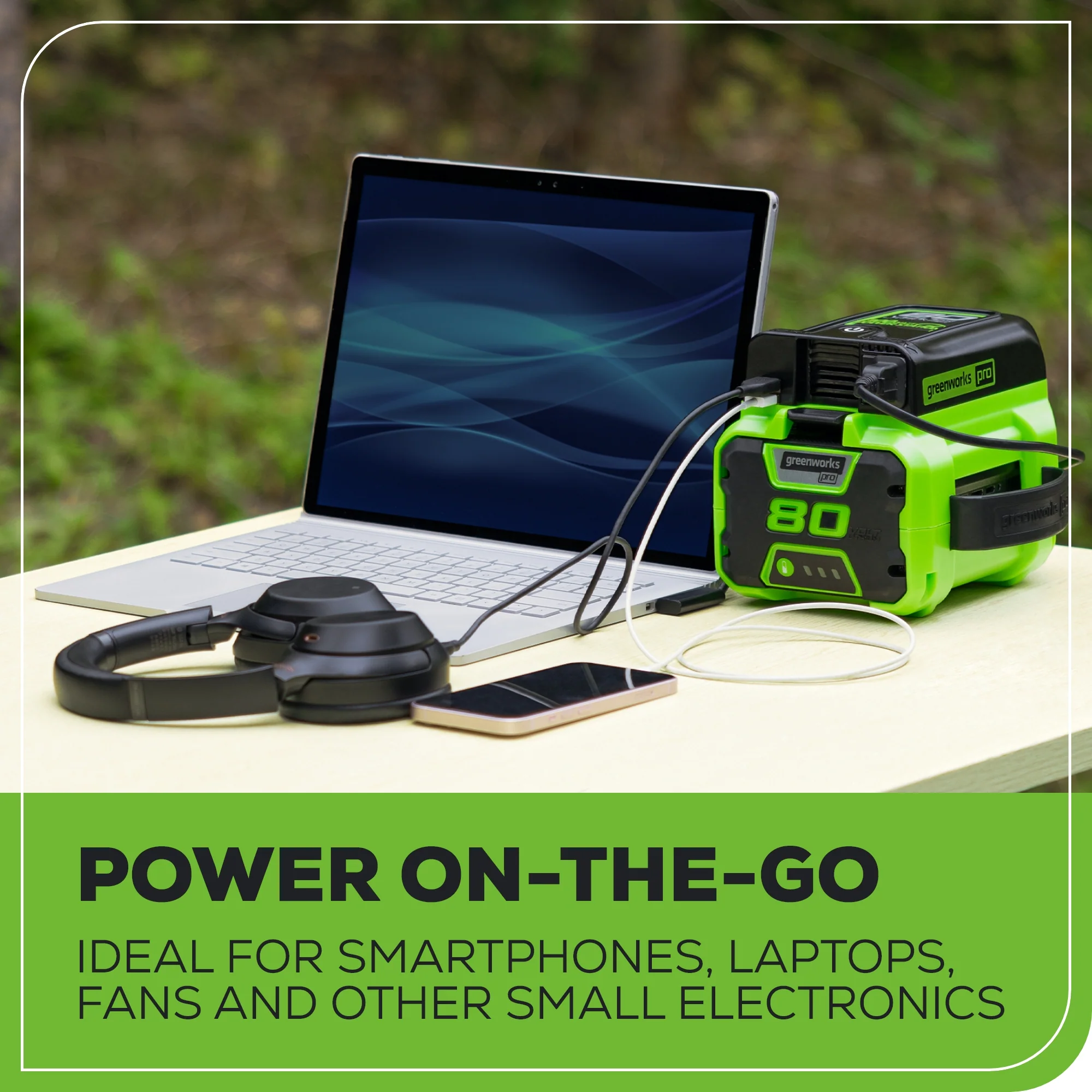 80V Cordless Battery 300 Watt Power Inverter (Tool Only) - Image 7