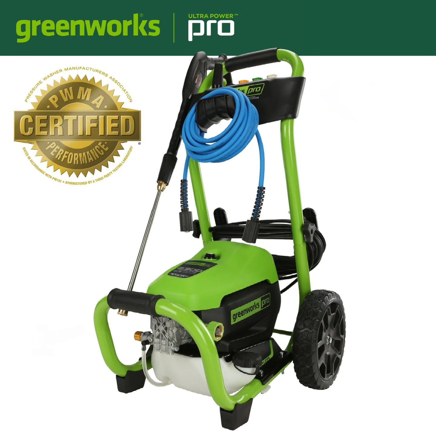 2300 PSI 1.2 GPM Cold Water Electric Pressure Washer - Image 2