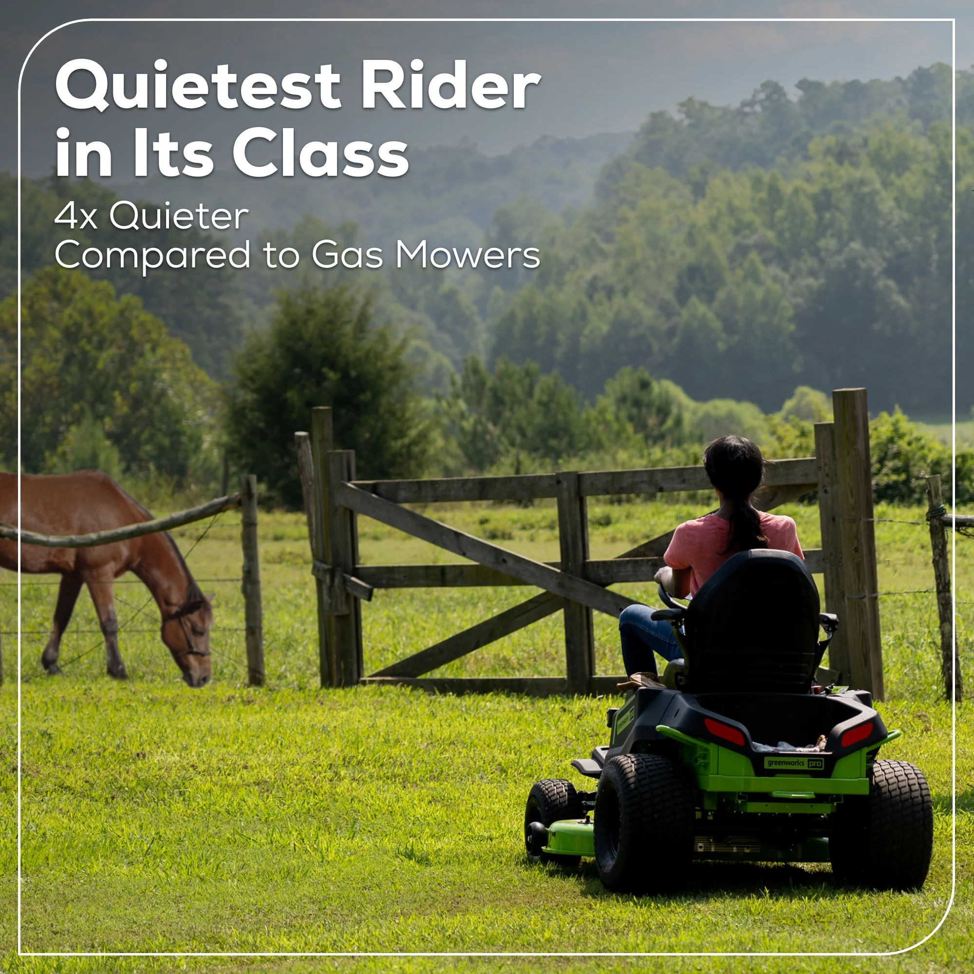 60V 42" Cordless Battery CrossoverT Riding Lawn Mower, (4) 8.0 Ah Batteries and (2) Dual-Port Turbo Chargers, CRT4262 - Image 12